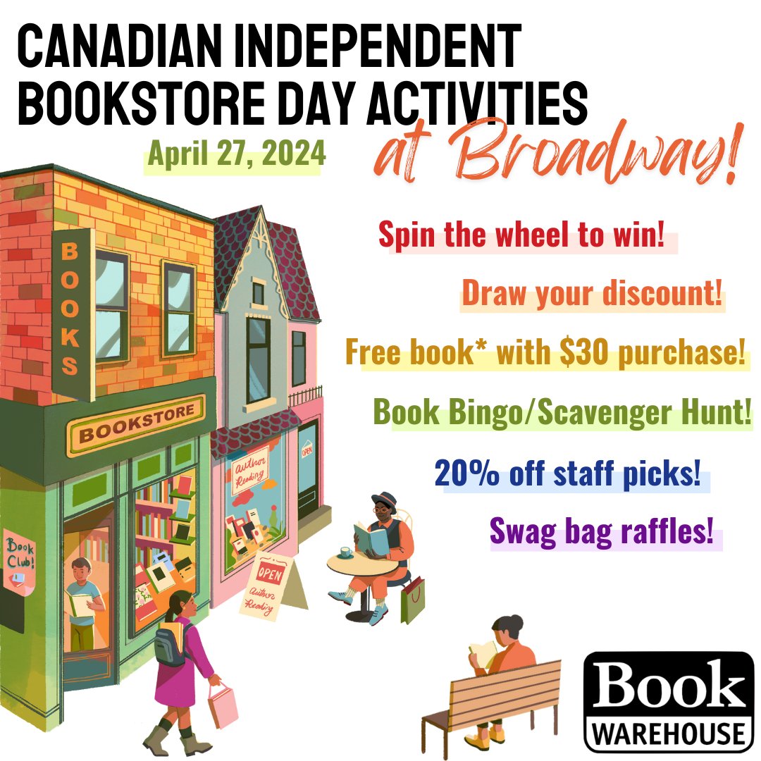 In case you're wondering what we're up to at our Broadway store on #IndieBookstoreDay... We've got a lot of things brewing that our busy booksellers have been working on! #ShopLocal #IndieBookstore #BookLover #LoveYourBookstore #Booksellers #CanadianBooksellers