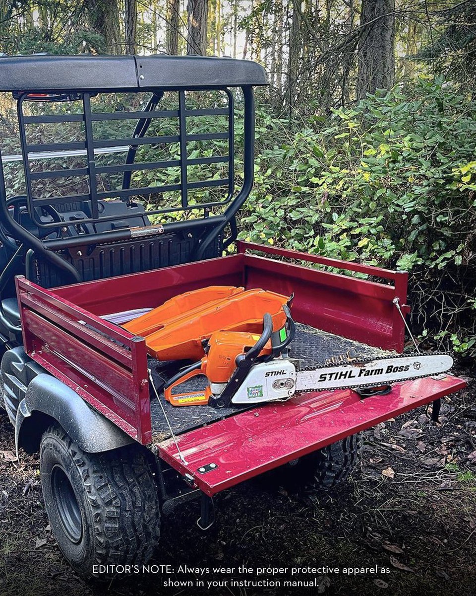 🌲 Trail clearing can be a grind. Power through with STIHL. ​#RealSTIHL #Chainsaw 📸: Bold Canyon Outdoors