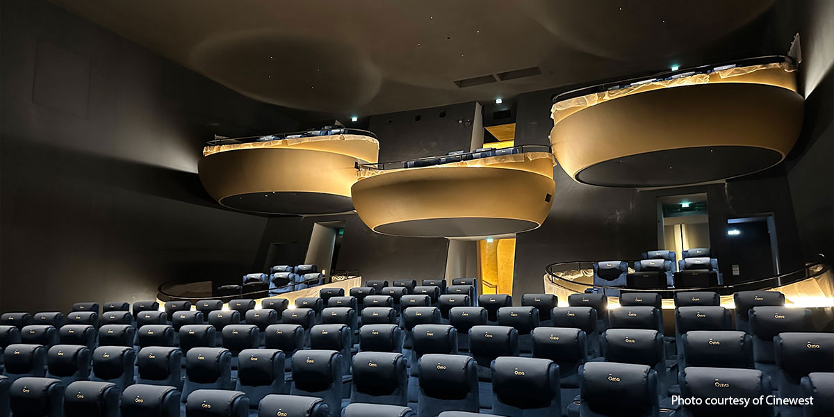 Welcome to one of the most innovative cinemas anywhere - @OmaCinema. Thank you to Nicholas Chican and Cinewest for choosing the Christie CP4435-RGB for its first location in Mougins, France. Read the news: ow.ly/Kj9i50RnvHy