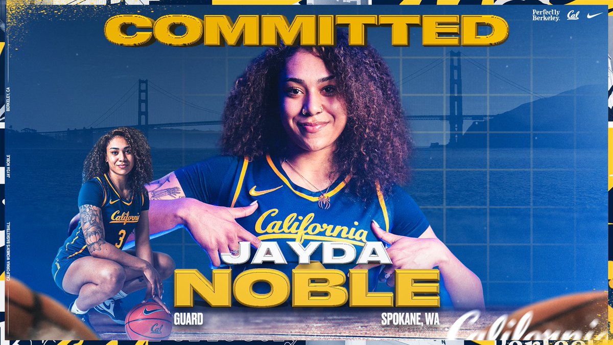 Jayda Noble is a Golden Bear! 🐻 #PerfectlyBerkeley | #GoBears 📰: calbea.rs/4d4xxTo