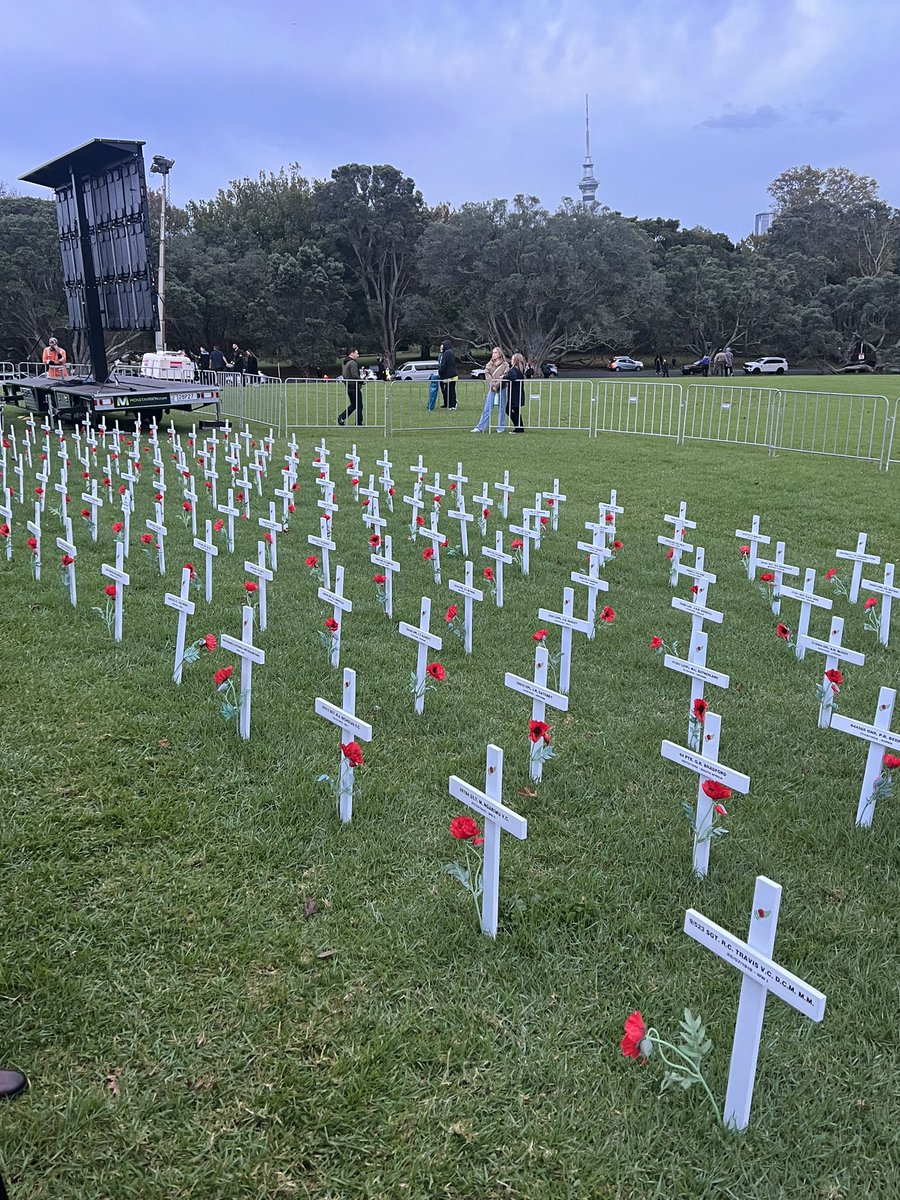 ANZAC dawn service in Auckland was something else, so poignant and special to be at the War Memorial