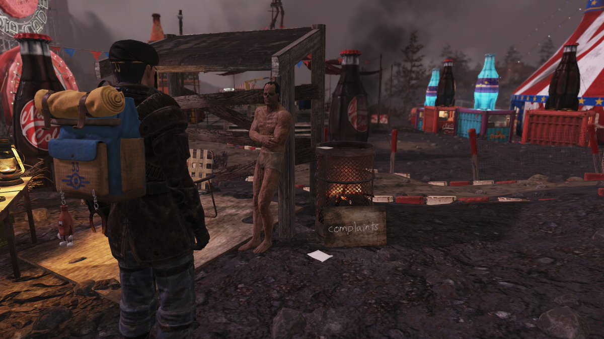 I know y'all love the ghoul in @falloutonprime But can we keep Gunther dressed please? 😂 #Fallout76