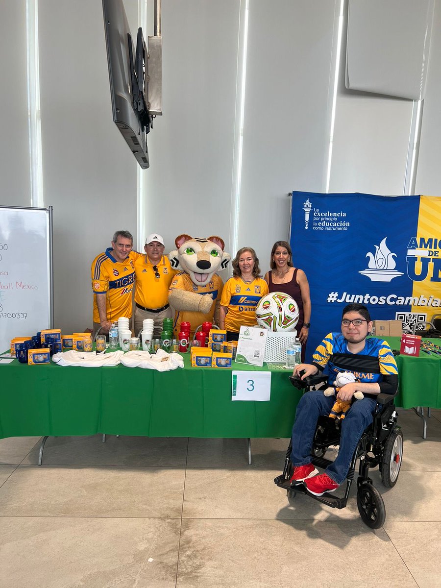 #TigresPowerchair presente en la Feria de la Responsabilidad Social 2024 de ⁦@BancoAfirme. ⁦@TigresOficial⁩ #ResponsabilidadSocial #BancoAfirme #EstoEsTigres 🐯♿️⚽️