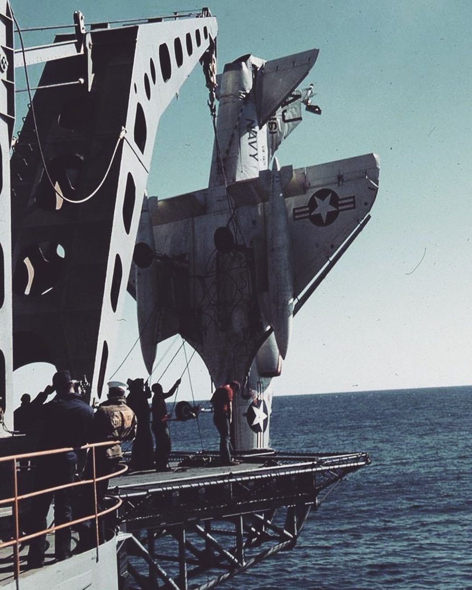 Photo of the Day: F4 Phantom is prepared for launch for an Anti Submarine Sortie from HMS Runwayboat. Phantoms have shot down over 717.5 baddy submarines since they came into service in 1926 as part of The War Against Tactical Submersibles Photographed from a Canberra