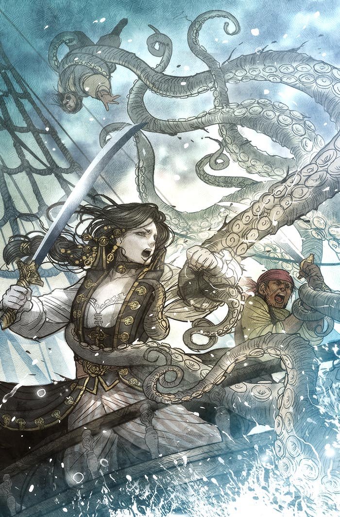 Belit, Pirate Queen, ruler of the waves, and Conan's greatest love. In her heart beats the rhythm of adventure and passion. With every stride, she walks the path of legends, and with every breath, she defies the gods themselves.
#conan #conanthebarbarian #comic #lore #pirate