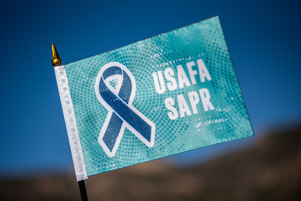 Denim Day is an annual global sexual assault violence prevention campaign aimed at challenging victim-blaming myths and attitudes. 👖🩵🩵 Read about how #USAFA cadets observed Denim Day here: usafa.edu/denimday @MayorofCOS #SAPR #DenimDay #ConsentMatters #StandUpUSAFA