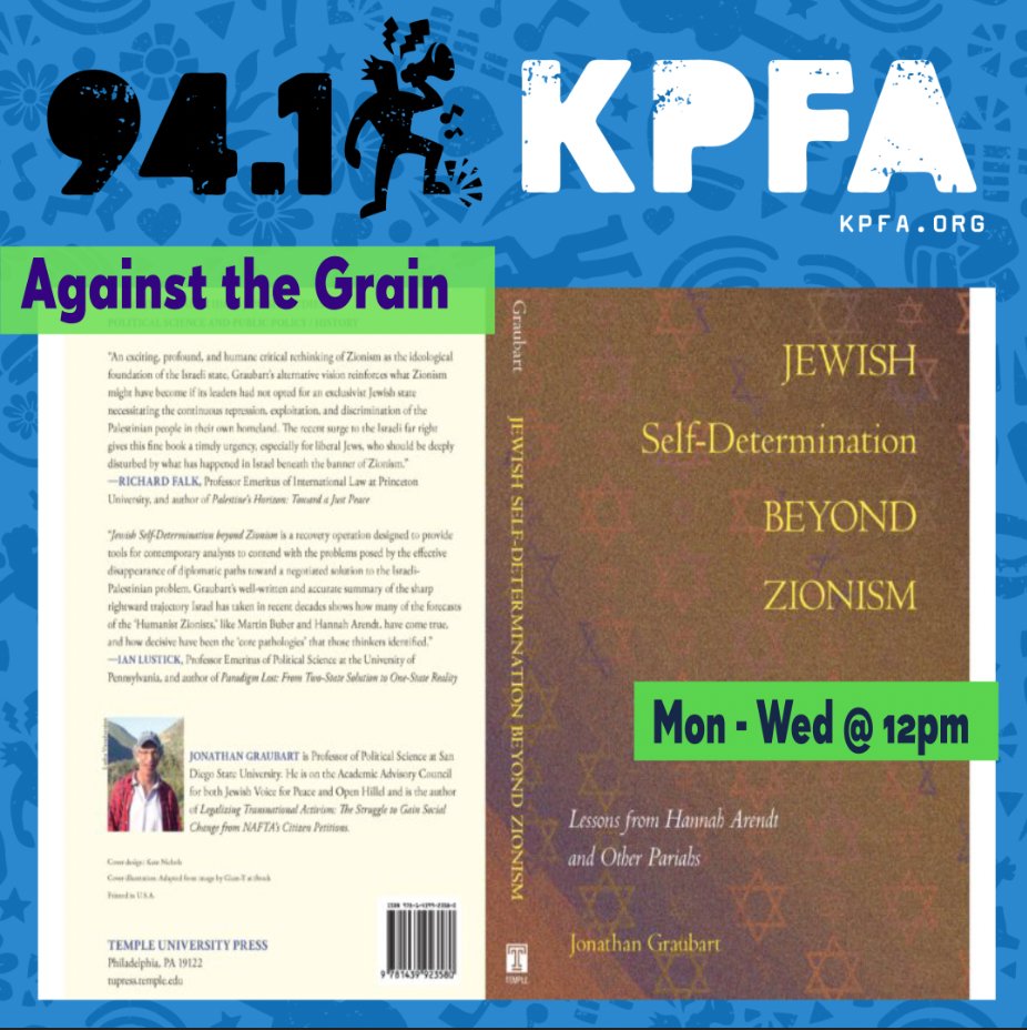 Tune in to KPFA Radio's 'Against the Grain' for a thought-provoking show! 🎙️ In this episode, we delve deep into the insights of Edward Said on the Israel/Palestine conflict. Tune in and expand your understanding of one of the most pressing issues of our time. #AgainstTheGrain