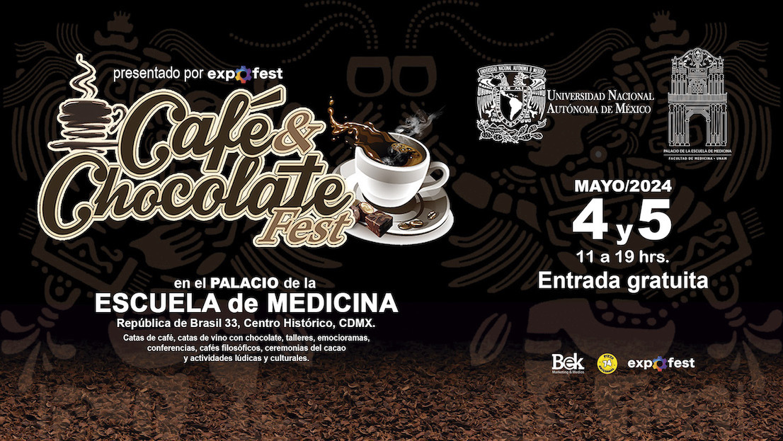 Cafe & Chocolate Fest 4 y 5 mayo, entrada gratuita, Palacio de la Escuela de medicina. ☕📷Café, cacao y chocolate Catas, talleres, conferencias, cafés, ceremonia del cacao y actividades lúdicas y culturales #festival #cdmx #sandymoon #disecciontv