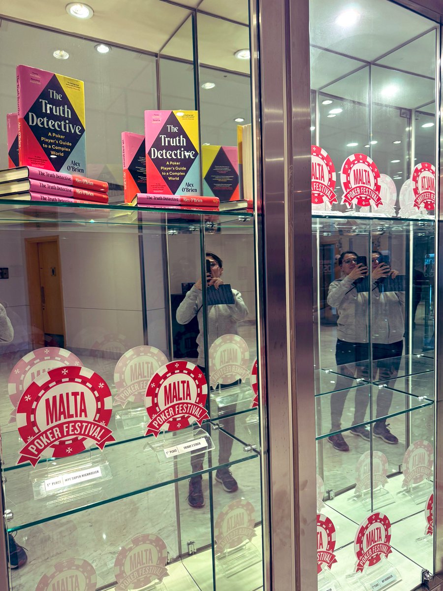 This is the best looking trophy cabinet ever! @maltapokerfest