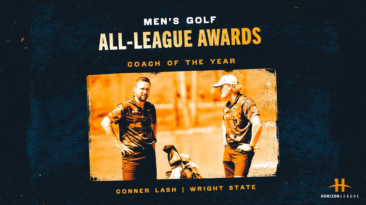 Our 2024 #HLGOLF Men's Coach of the Year is Conner Lash (@Lashstronaut) of @WrightStateGolf!

⛳️: bit.ly/44eXbko
#OurHorizon 🌇