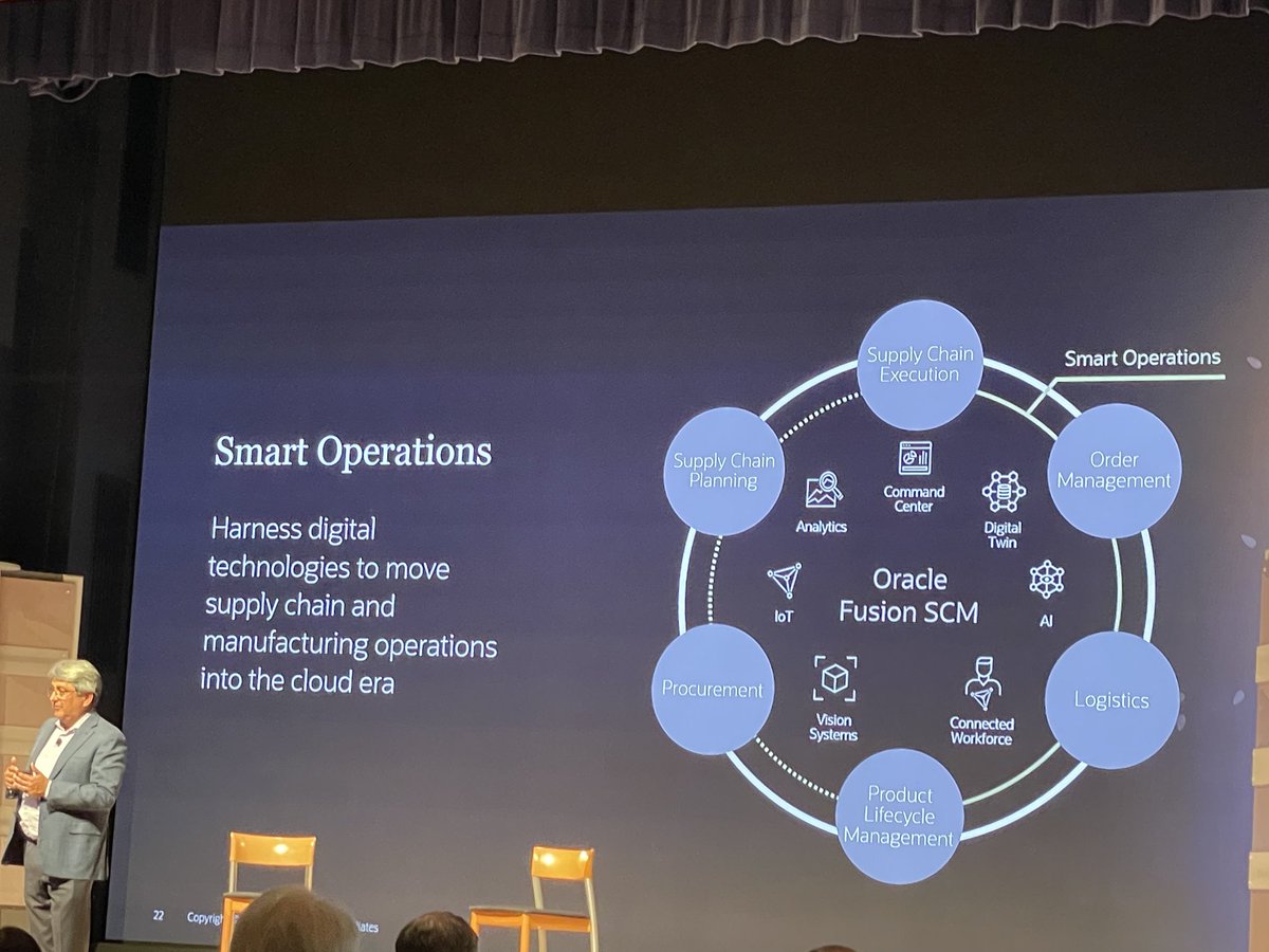 @StevenMiranda on @Oracle Smart Operations: bringing modern digital MES capabilities like digital twins, IoT #OracleAnalystSummit