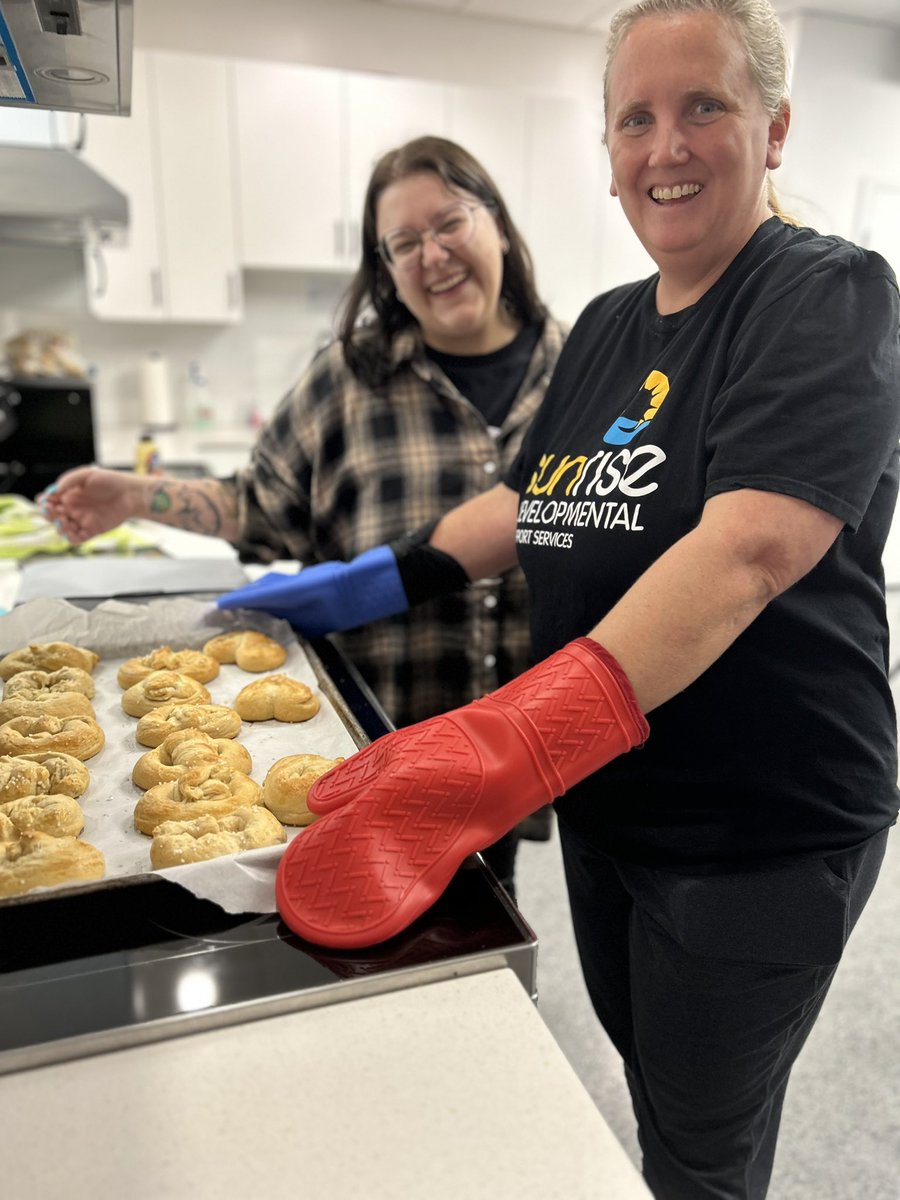 sunrisedss's tweet image. Did you know national pretzel day is April 26?! 
🥨
Our Humanities Program learned all about pretzels and even rolled some of their own! 

#mysunrise #explorewhitby #dayprogram #whitbyon #charity