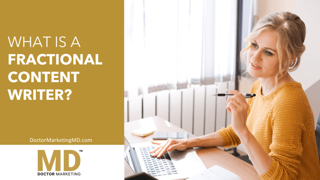 What Is A Fractional Content Writer?

doctormarketingmd.com/content/what-i… 

#Healthcare #Medical #Marketing #SEO #DigitalMarketing #HealthcareMarketing #MedicalMarketing #HealthcareSEO #MedicalSEO #PlasticSurgery #CosmeticSurgery #DoctorMarketingMD