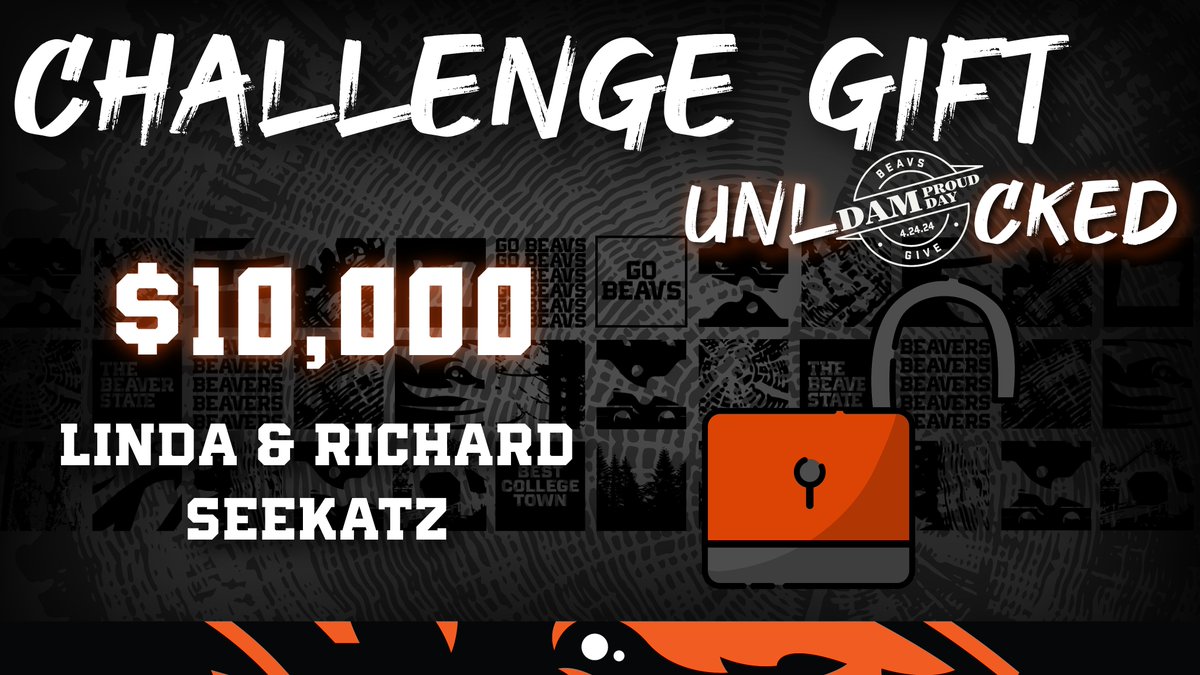 Final challenge gift 🔓 Keep it rolling ➟ bit.ly/dpd_wbb #GoBeavs x #DamProudDay