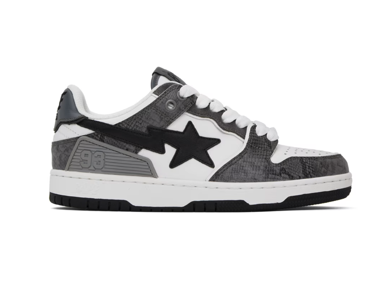 Ad: Dropped via SSENSE Bape SK8 STA #6 M2 ‘Black/Grey’ => bit.ly/3WdJoJ1 Bape STA OS ‘Black/White’ => bit.ly/3WaXafd Bape SK8 STA #1 ‘Black/Grey’ => bit.ly/4b7Oz1h