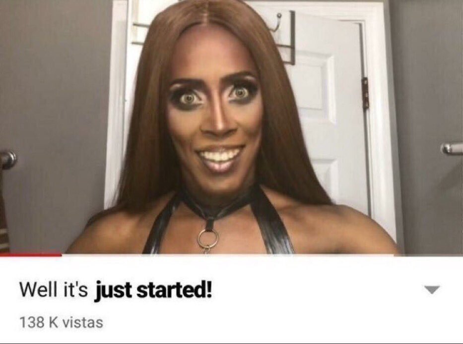 shabireacts's tweet photo. nina bo'nina brown meme well its over / just started https://t.co/SS8fUdMm3Z