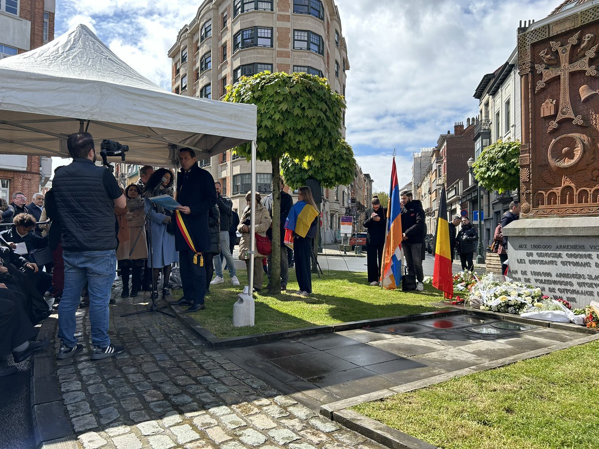 MERCI & BEDANKT to Ministers @hadjalahbib & @KhattabiZakia, federal MPs, Senators, Belgian intellectuals, corps diplomatique, members of diasporas for being with us today to remember the #ArmenianGenocide and reflect on the future of independent and prosperous #Armenia.