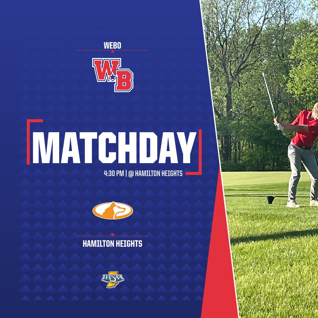 Good Luck to our @WeBoStarsGolf team vs. Hamilton Heights at Cool Lake | 4:30 PM