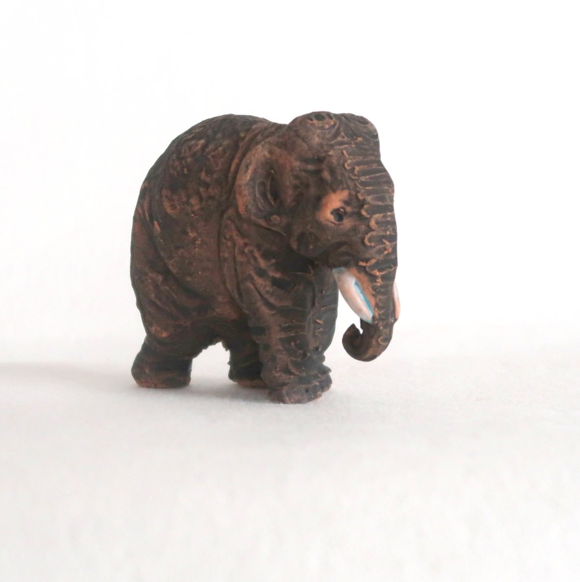 etsy.com/se-en/listing/… Tilgmans Keramik Elephant figurine, art ceramic animal collectible #elephants #etsyvintage #artceramics #getitonetsy #sgraffito #cherryforest