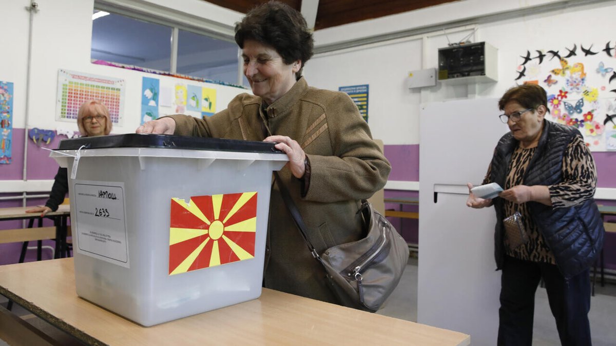 EU membership on the table as North Macedonia holds first round of presidential vote ➡️ go.france24.com/hwF