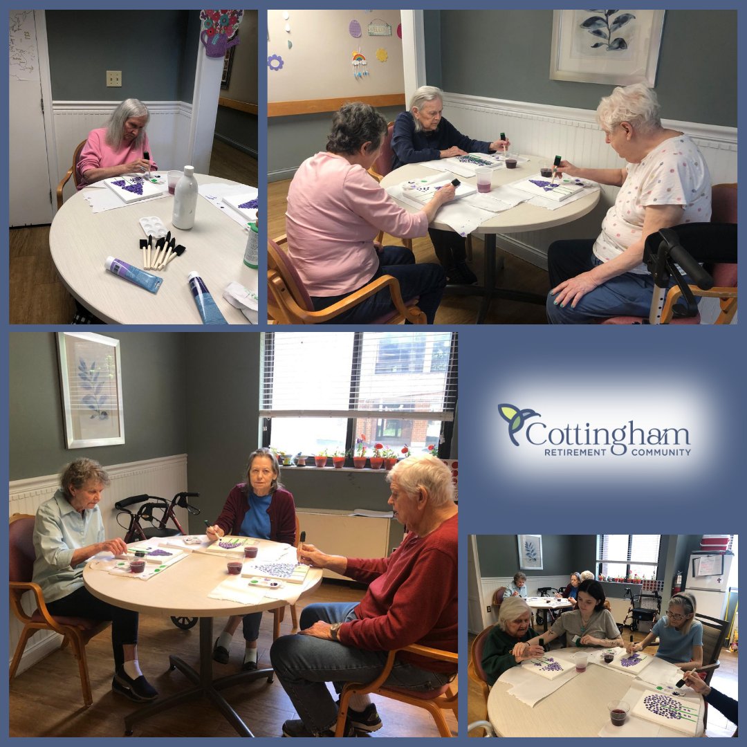 Our residents had a wonderful time at our Sip and Paint class, unleashing their creativity while enjoying some delightful beverages! 🎨 It was a perfect blend of relaxation and artistic expression.

#Cottingham #SeniorCare #SipAndPaint