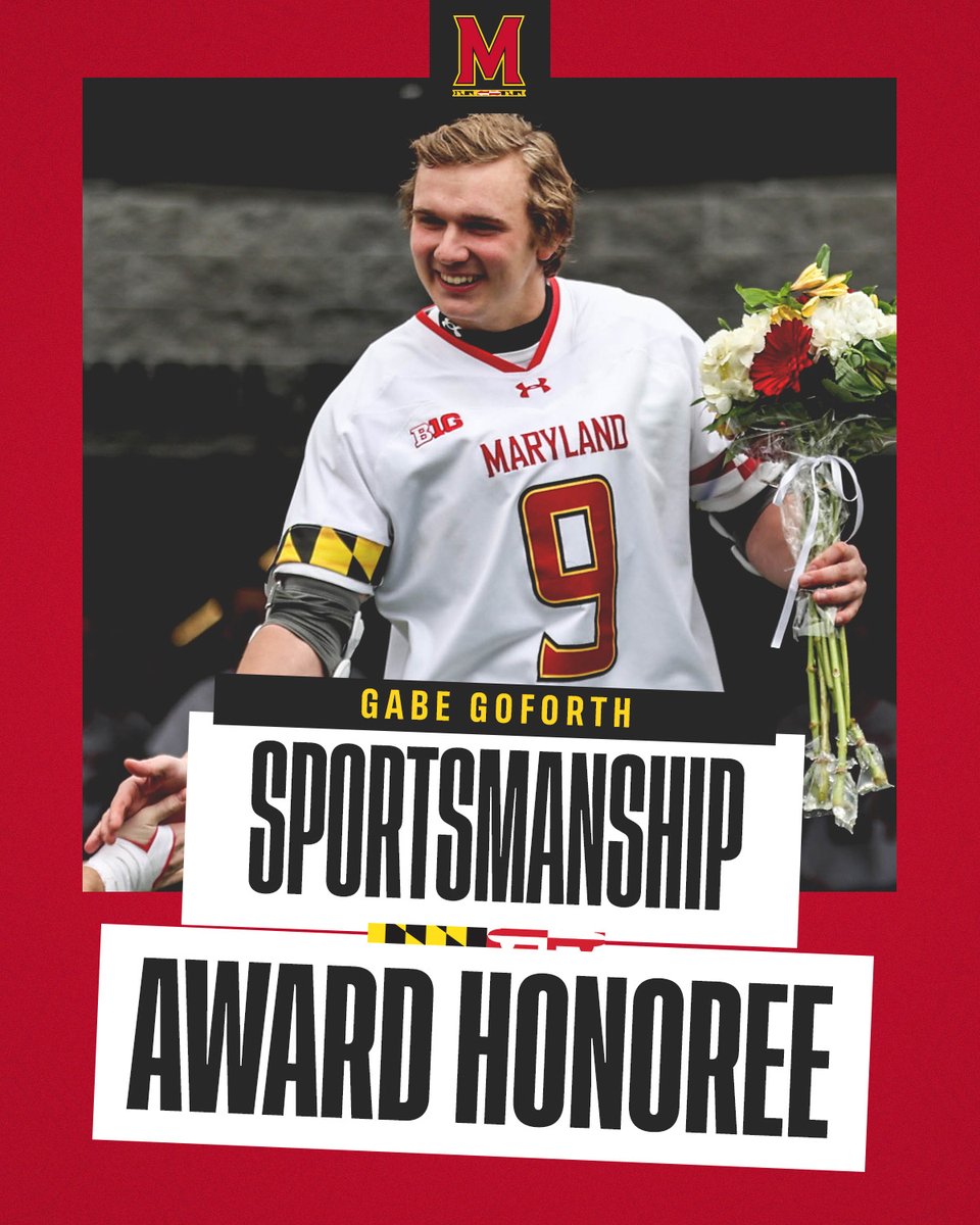 Congrats to Gabe Goforth, our Sportsmanship Award winner! #BeTheBest