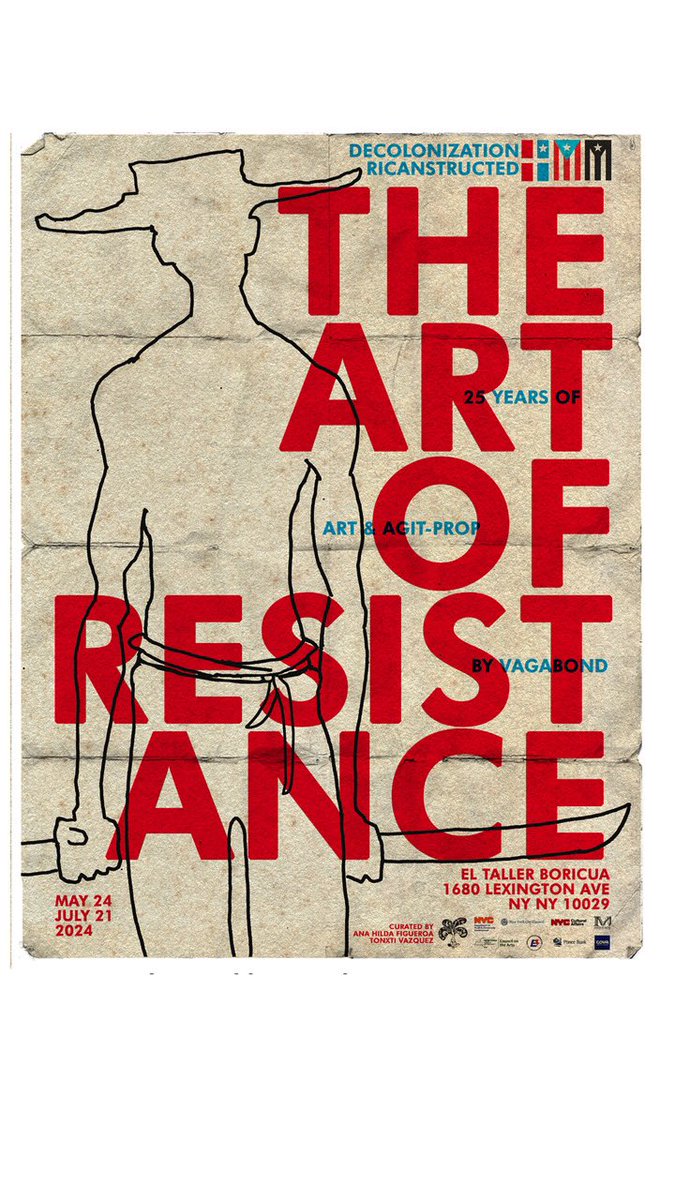 El Taller Boricua a 30 Years NYC Cultural Arts Institution in NYC will feature the work of vagabond and celebrate wit a 3 month programme dedicated to the Art Of Resustance and also the 25th Anniversary of Spanish Harlem’s -El Barrio’s DOS ALAS Mural he tattooed into the hood.