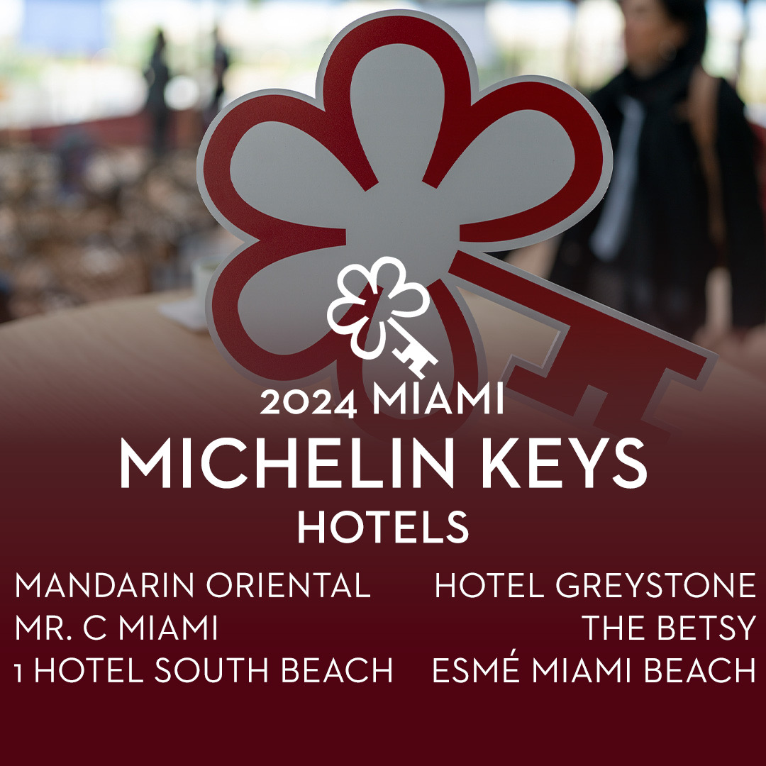 .@MichelinGuideNA unveiled today the U.S. Keys recipients, with 🔟 hotels in Miami and #MiamiBeach making the list! 🎉👏 Just like MICHELIN Stars for restaurants, MICHELIN Keys represent the most exceptional hotels in a given destination.