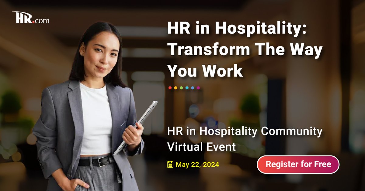 The #hospitalityindustry faces numerous challenges such as high staff turnover, engagement and outdated #HRtech. This free event will help you to overcome these hurdles with innovative solutions and strategic planning. okt.to/0kpJQM