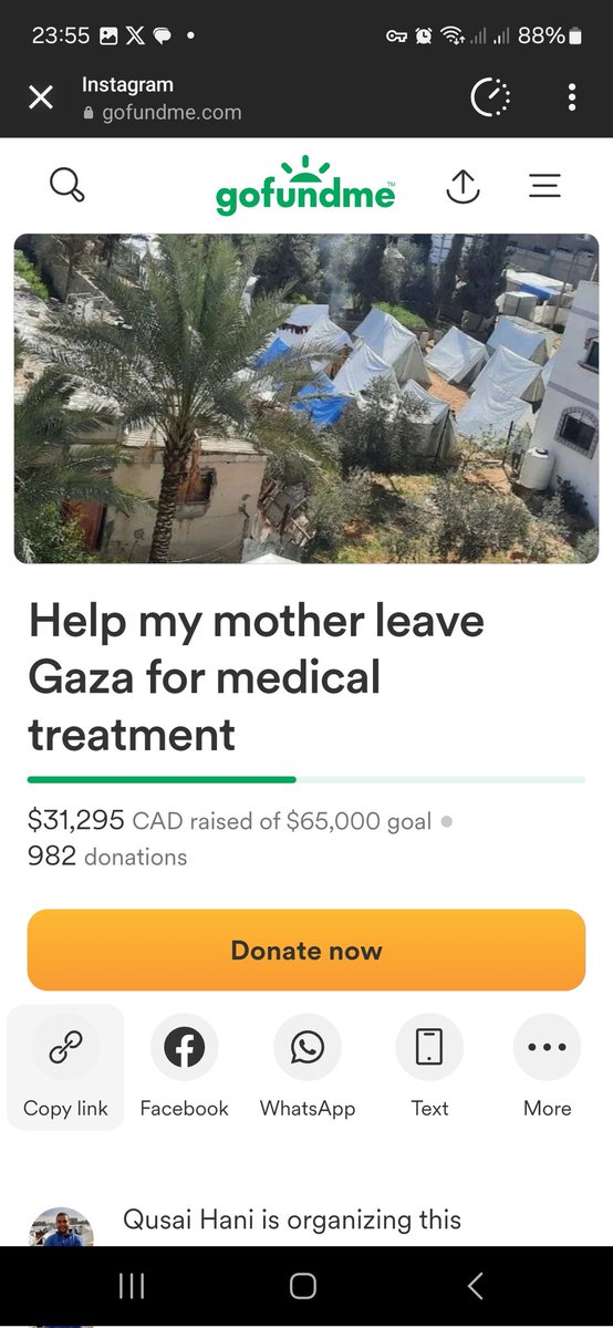 Hany is fund-raising to leave gaza. Please help

gofund.me/75c4ef89

#Palestine #FreePalestine #FreeGaza #donate #gofundme #gofundmedonations #mutualaid #CeasefireNOW #URGENT #UrgentCare