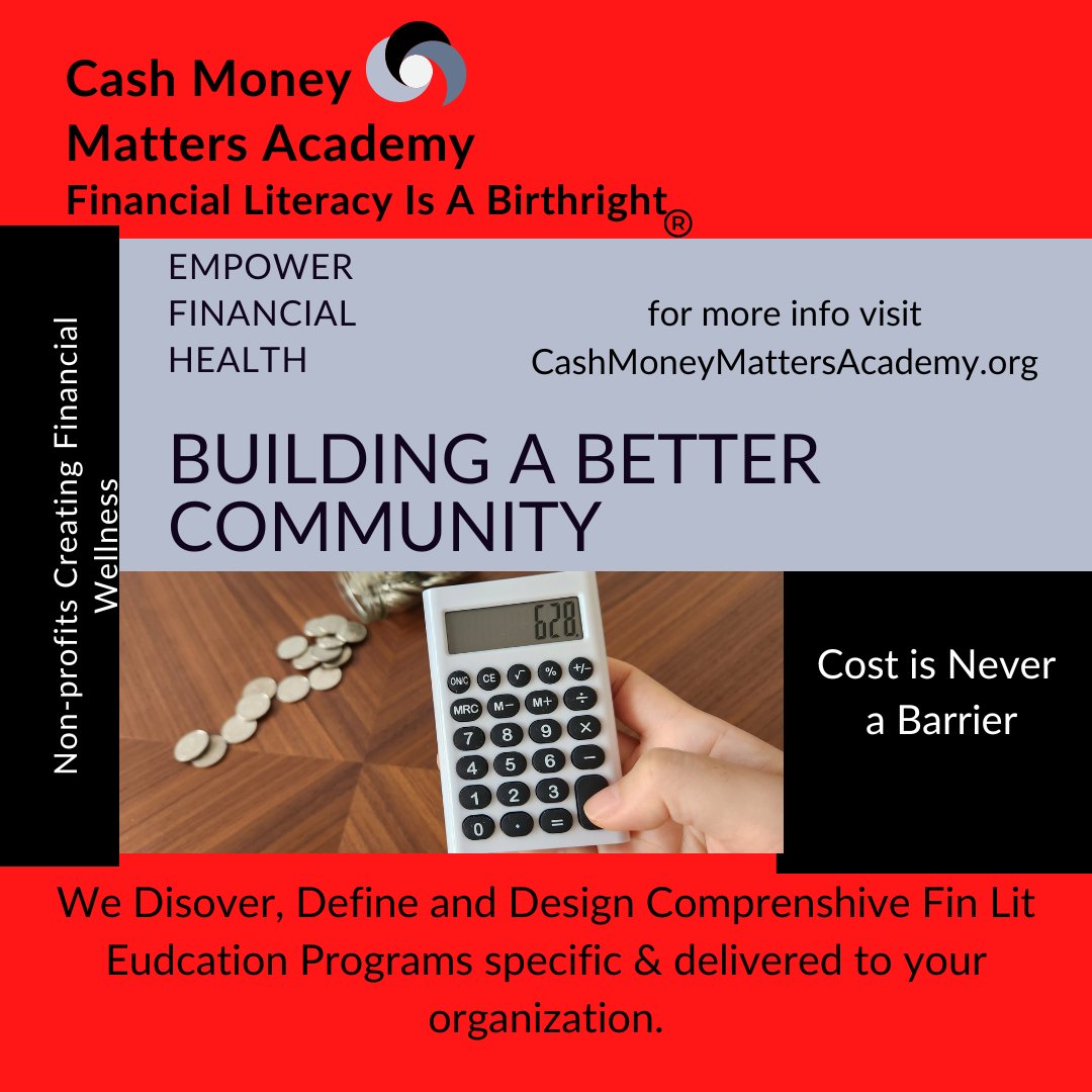 Cash Money Matters Academy CFLP® CFEI® (@finlit_bootcamp) on Twitter photo 