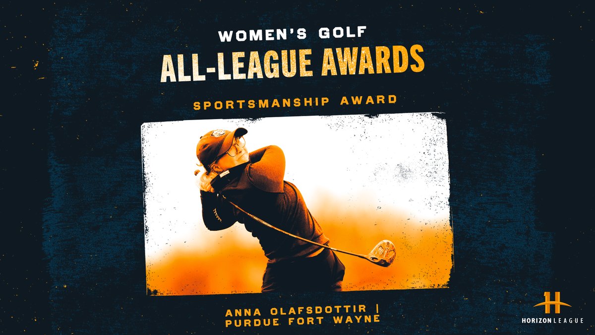 Our 2024 #HLGOLF Women's Sportsmanship Award goes to Anna Olafsdottir of @MastodonWGolf!

⛳️: bit.ly/44eXbko
#OurHorizon 🌇