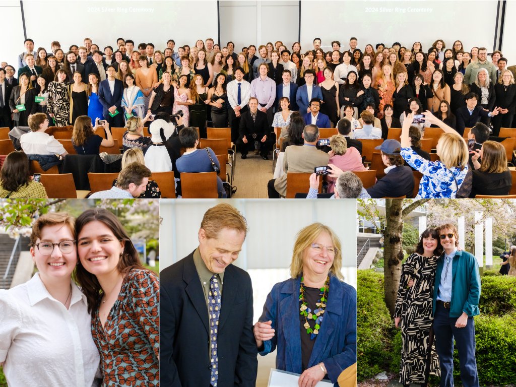 Congratulations to this year's @CIF_IFC Silver Ring recipients!🎉 These rings recognize the interdisciplinary nature of forestry and symbolize a commitment to sound forest stewardship and sustainability. This tradition began at #UBCForestry in 1953. bit.ly/3QmoO5h 🔗