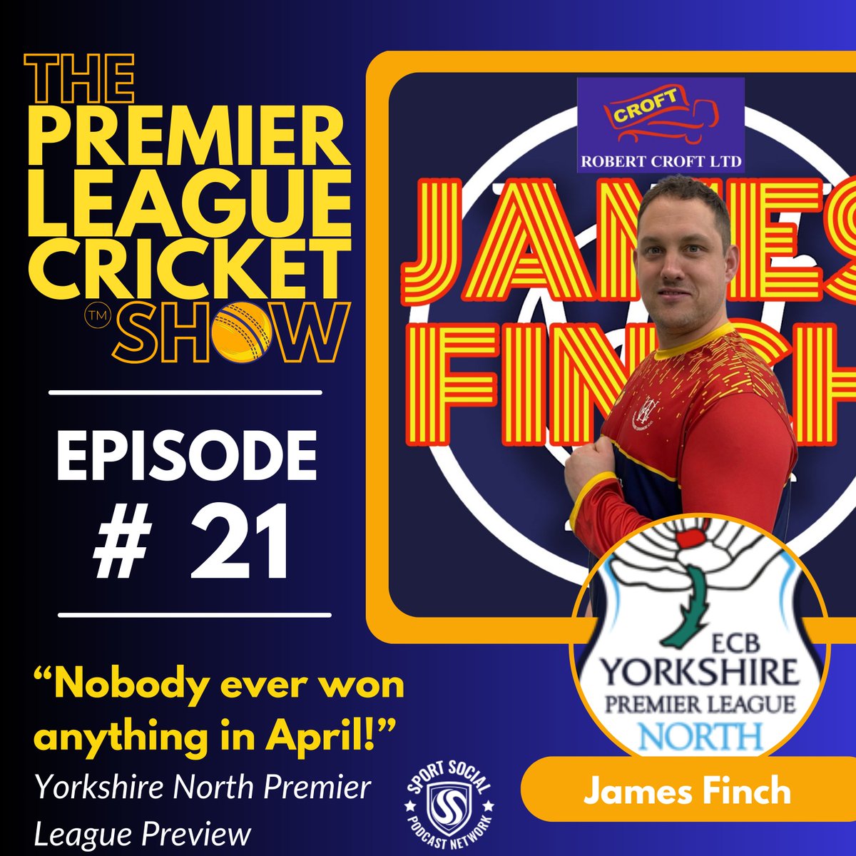 Ready for another #PremierLeague preview from The Premier League Cricket Show? Live and available now, ready for that morning commute, the preview of the @HuntersYLN with James Finch skipper of @WoodhouseGrange Like & Share around your club & cricketing network and don't