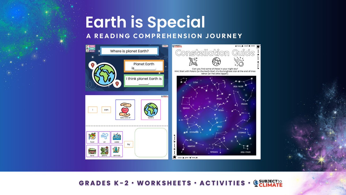 🌟 Attention K-2nd grade teachers! Dive into #EarthDay with our new reading lesson! Explore how Earth's orbit shapes its features. 📚 Get worksheets, a bilingual packet, and resources for you. Explore now 👉bit.ly/3w7TyA2 #K2Teachers #ReadingLesson #BilingualResources