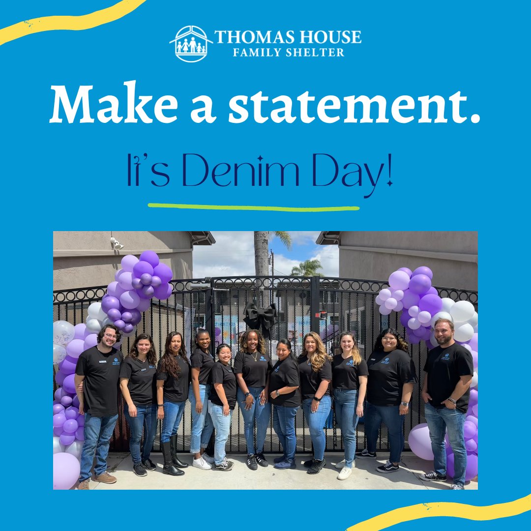Today is Denim Day, and we're making a statement! 👖🗣️ Join us in supporting survivors of sexual assault and raising awareness about the importance of believing and supporting them. Let's stand together against victim-blaming and work towards a safer, more inclusive world 💙