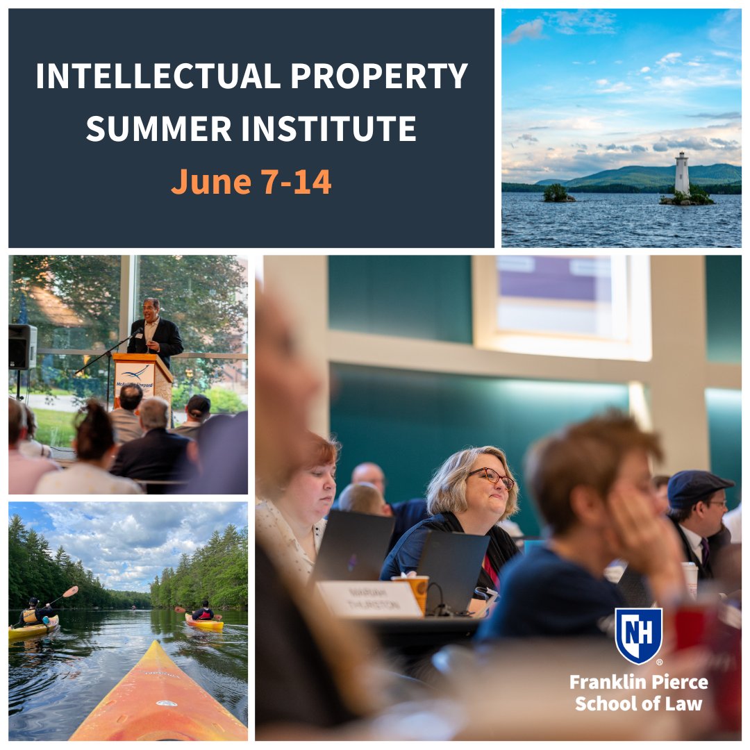 IPSI 2024 is almost here! This summer, explore dynamic IP topics with experts from leading companies like Calvin Klein, Marconi, Nokia, Avanci Broadcast, Winterfeldt IP Group, Haug Partners LLP, and University of Nevada, Las Vegas. Secure your spot now: law.unh.edu/ipsi