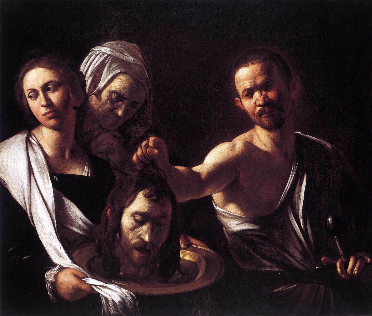 Salome with the Head of John the Baptist wikiart.org/en/caravaggio/…
