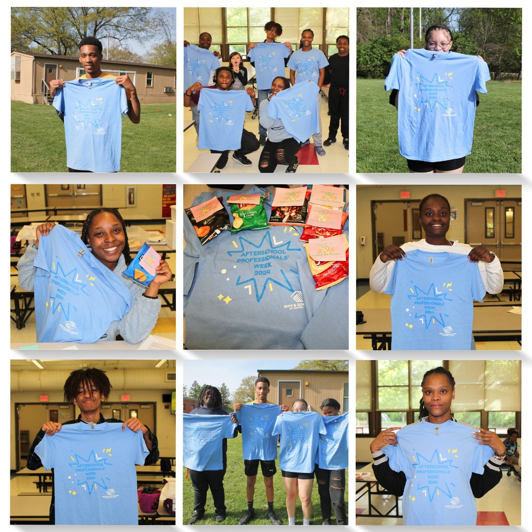 BGCCIL's tweet photo. Happy Afterschool Professionals Week to every single person at BGC! We are so thankful for each and every one of you and appreciate everything you do to create #GreatFutures. 💙🤝 https://t.co/v1SlUZ6qne