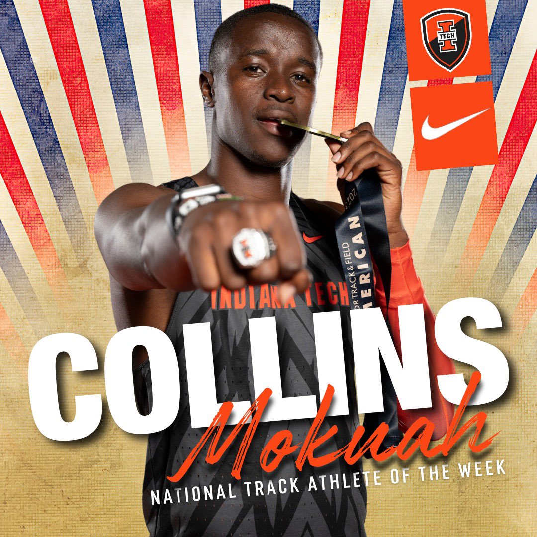 Collins Mokuah has been named the NAIA National Track Athlete of the Week!