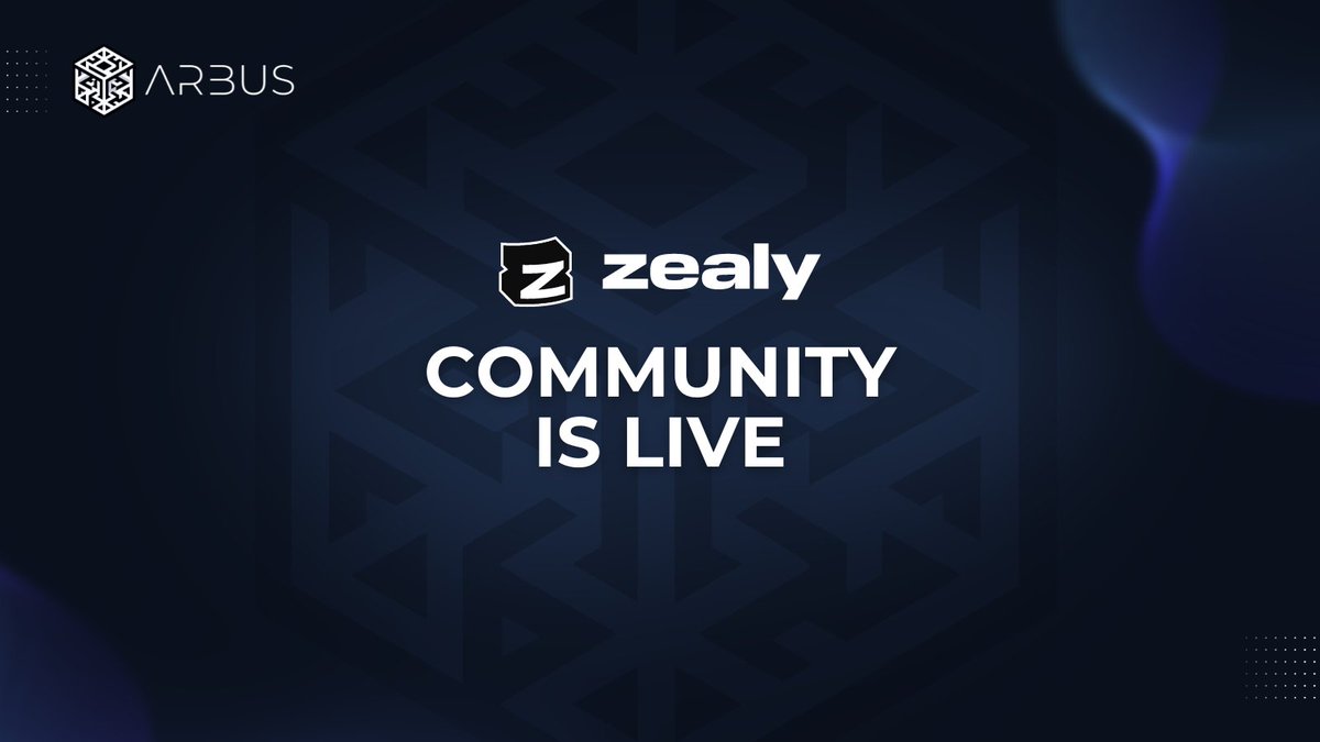 Time to grow together. Our Zealy Community Campaign is now live!

Complete quests, earn rewards.

💰 500.000 $ARBUS Prize Pool (0.5%)
💻 Arbus Terminal Early Access Slots

Get started here 👉 zealy.io/cw/arbusai
