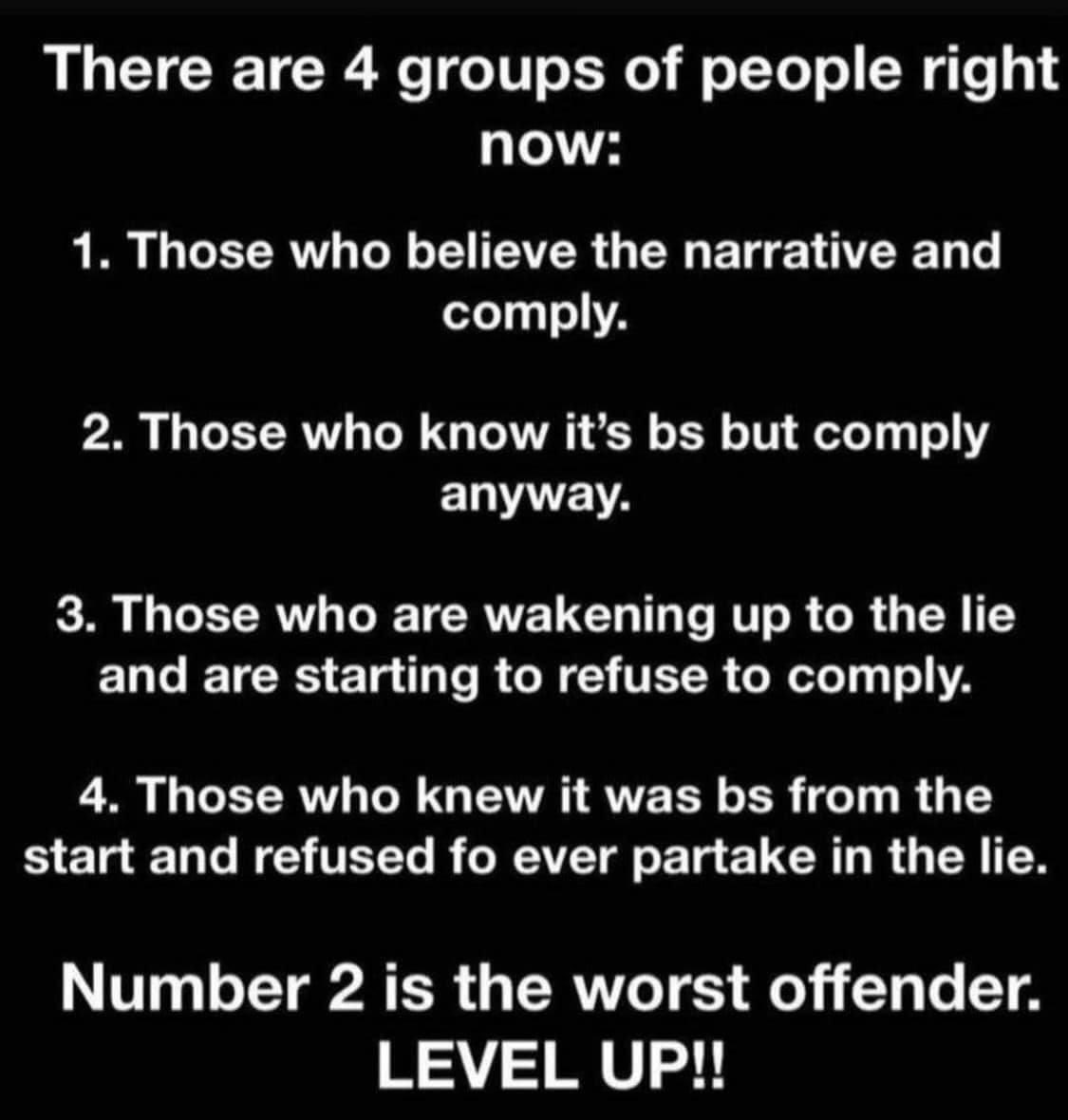 I know who I am 💯 Which category are you? I’m expecting A LOT of #4s patriots🇺🇸🇺🇸🙏🏼🙏🏼 HoldTheLine🔥🔥