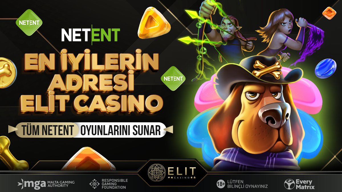 Evolution destekli NETENT,

tüm oyunlarıyla ELİT CASINO'da...