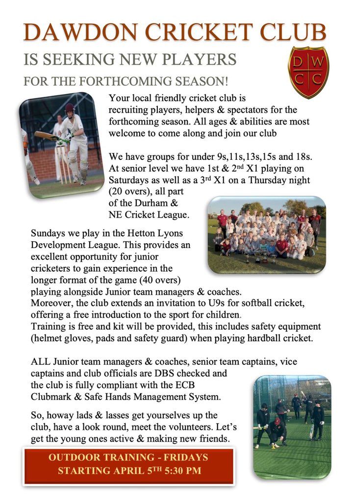 Dawdon Welfare CC (@dawdonwcc) on Twitter photo 