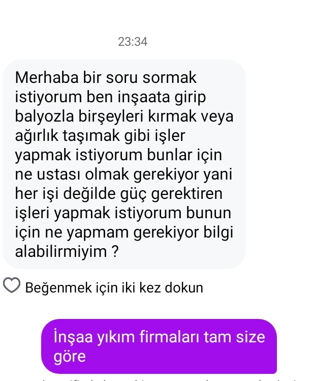 Sizin adınıza tavsiyede bulunduk, okey miyiz?