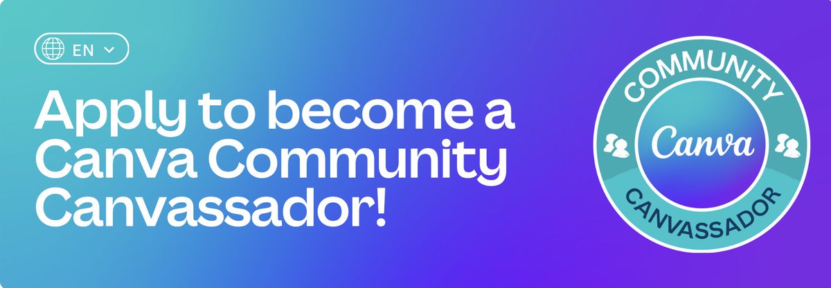 Canvassador applications are open! 💗 @CanvaEdu is excited to welcome K-12 Teachers, University Educators, Digital Learning Consultants, Teachers in Training, and more to join the @Canva Community. Find the application here➡️ public.canva.site/2024-canvassad…