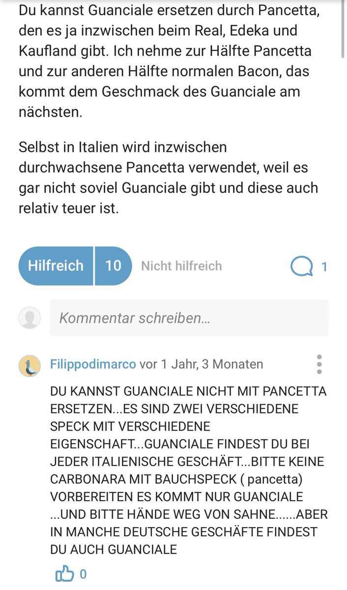 Nichts macht Italiener wütender als ihre Rezepte zu verändern