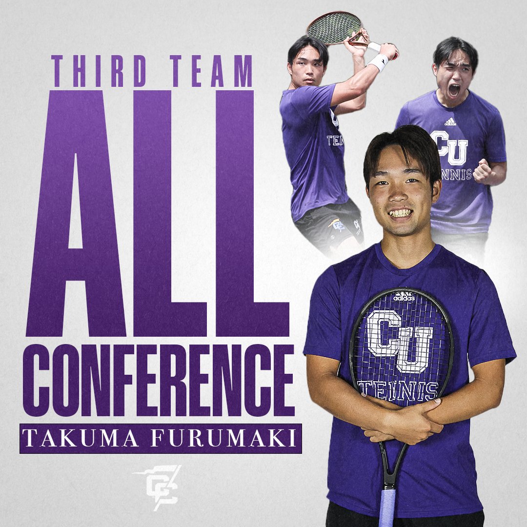 Congratulations to freshman Takuma Furumaki of the Converse men's tennis team for earning third team all-conference honors! #GoValkyries 📰 shorturl.at/mwzQU