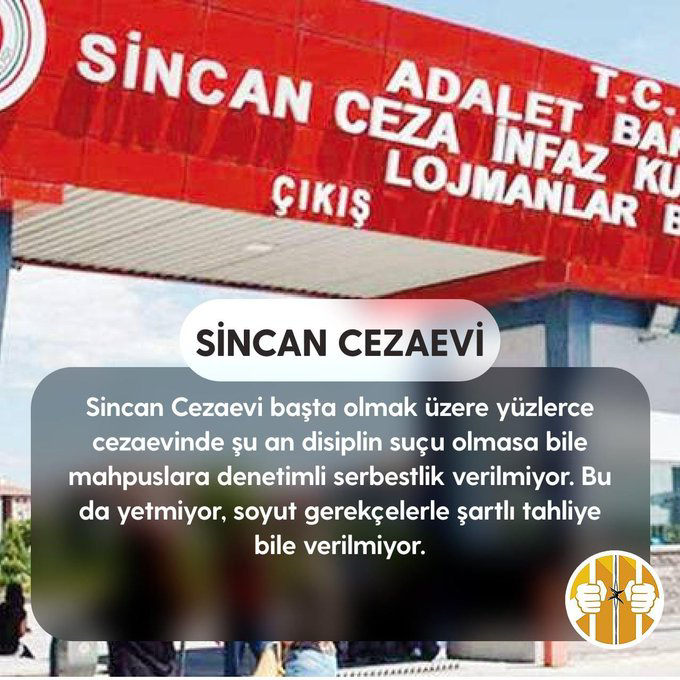 Cezaevlerinde Denetimliİşkencesi devam ediyor. Hukuka aykırı hiçbir fiili olmayan insanları hukuku çiğneyerek cezalandırmaya son verin artık.