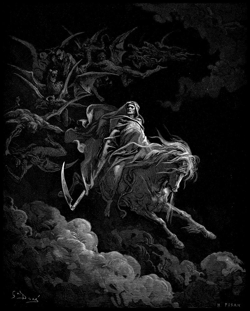 Gustave Doré, 'Death on the Pale Horse', 1865